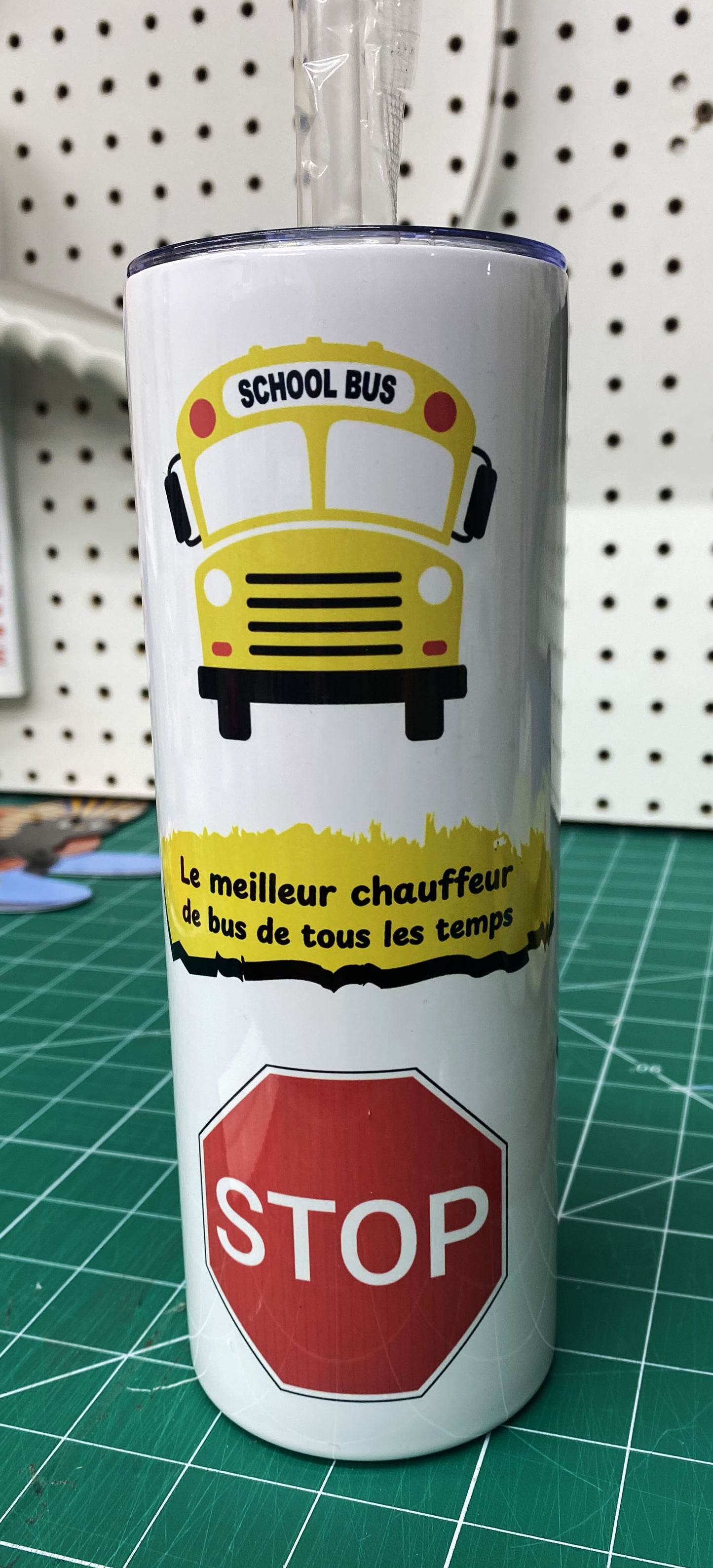 tasse isotherme pour conducteur d'autobus cadeau impression