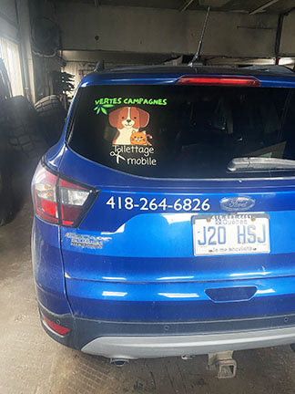 autocollant lettrage de voiture exterieur impression laminé