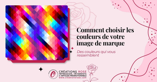 Illustration de blogue : Comment choisir les couleurs de votre image de marque – Créations Rose