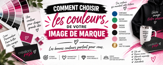 Illustration de blogue : comment choisir les couleurs de votre image de marque – Créations Rose