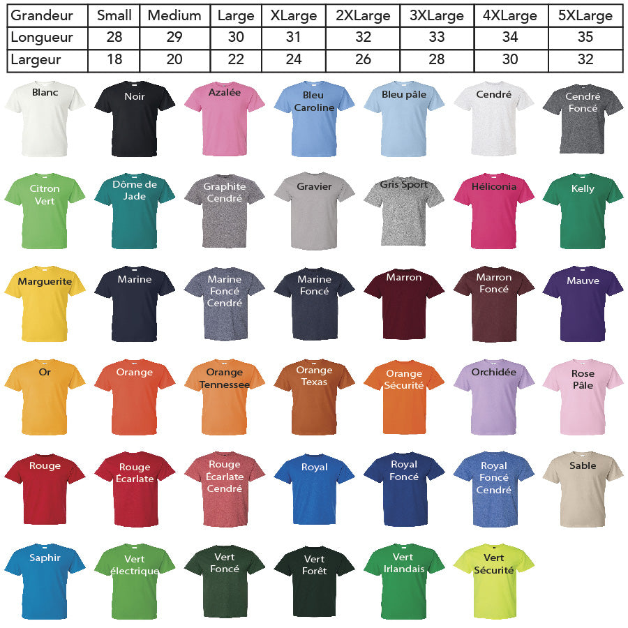 T-shirt personnalisé en Beauce