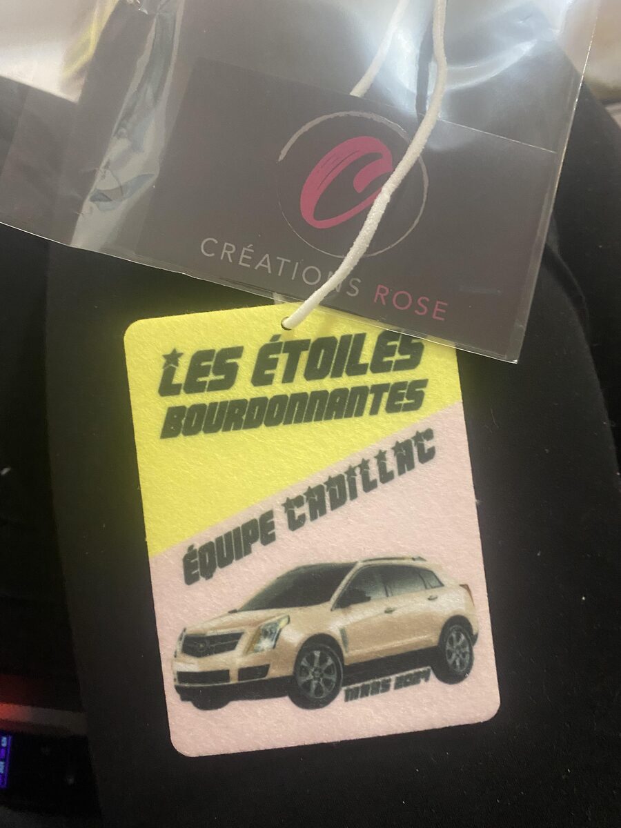 Désodorisant personnalisé pour auto