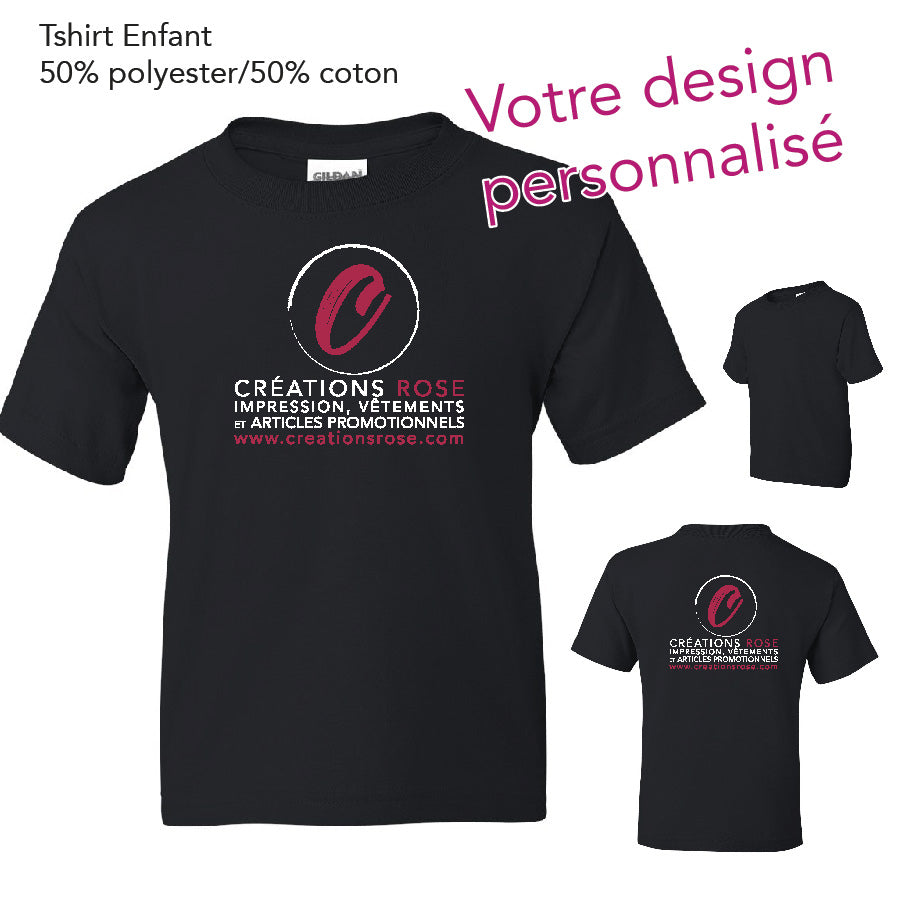 Impression tshirt enfant 