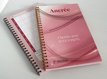 Ancrée agenda intentionnel non daté annuel
