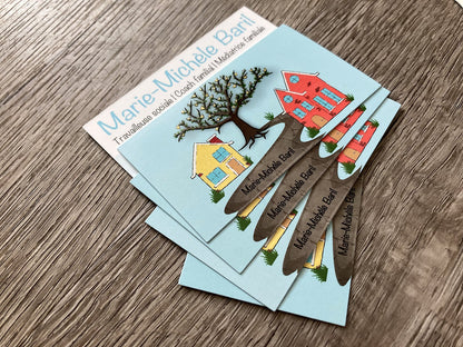 Carte d'affaires personnalisée – Créations Rose, impression et personnalisation en Beauce