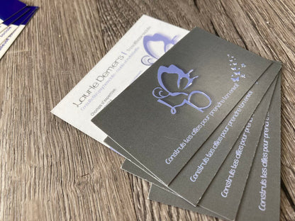 Carte d'affaires personnalisée – Créations Rose, impression et personnalisation en Beauce