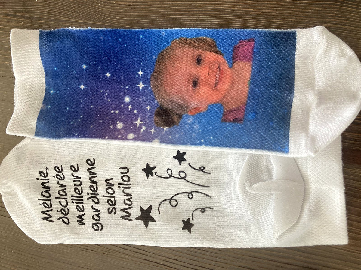 Chaussettes personnalisées - Créations Rose