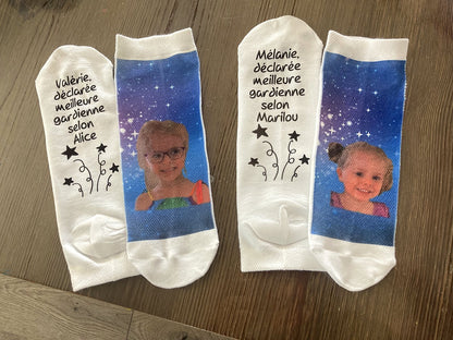 Chaussettes personnalisées - Créations Rose