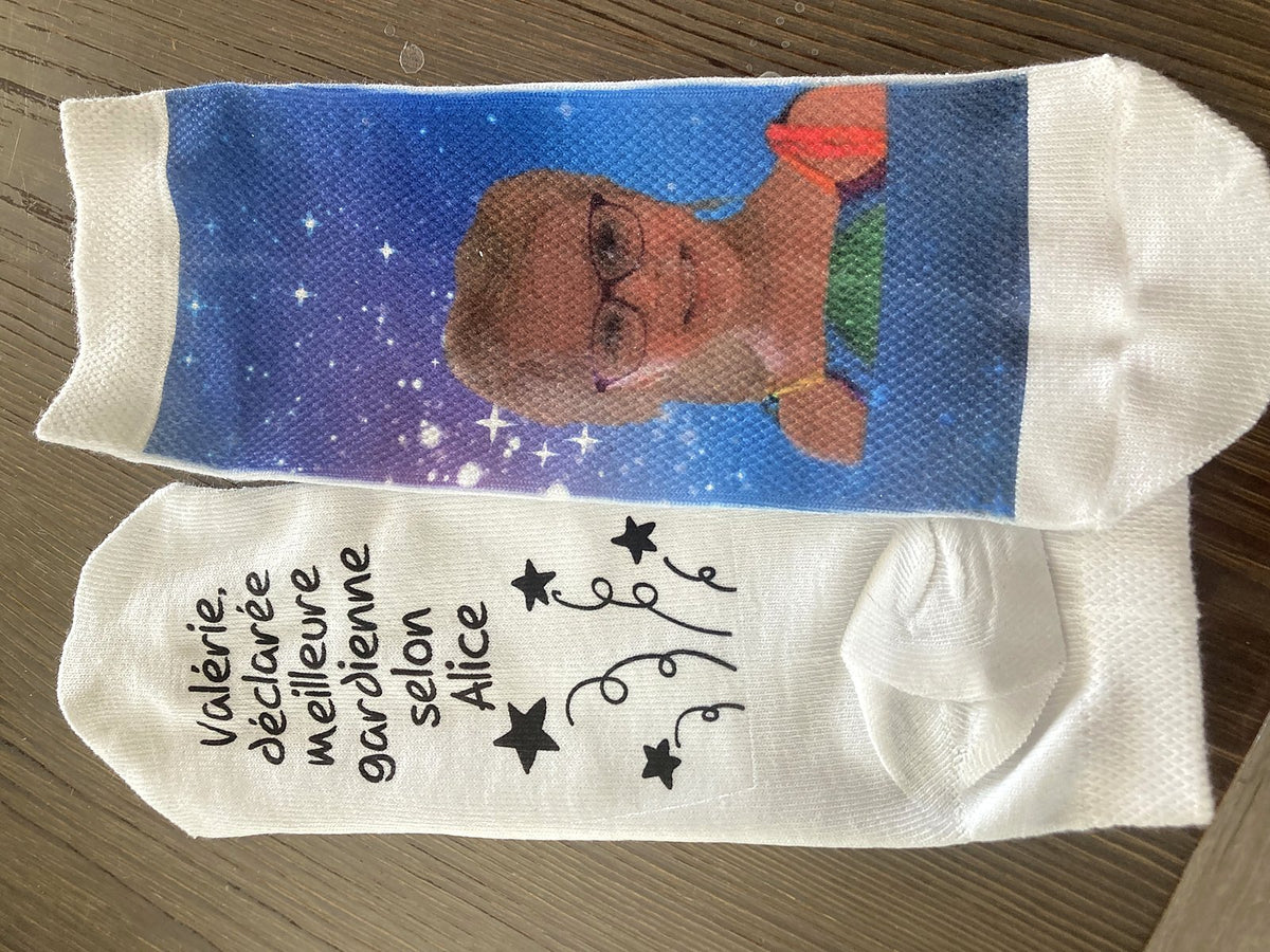 Chaussettes personnalisées - Créations Rose