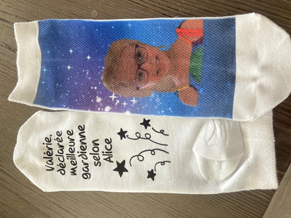 Chaussettes personnalisées - Créations Rose