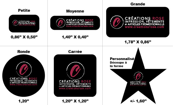 impression en Beauce pour étiquette d'identification