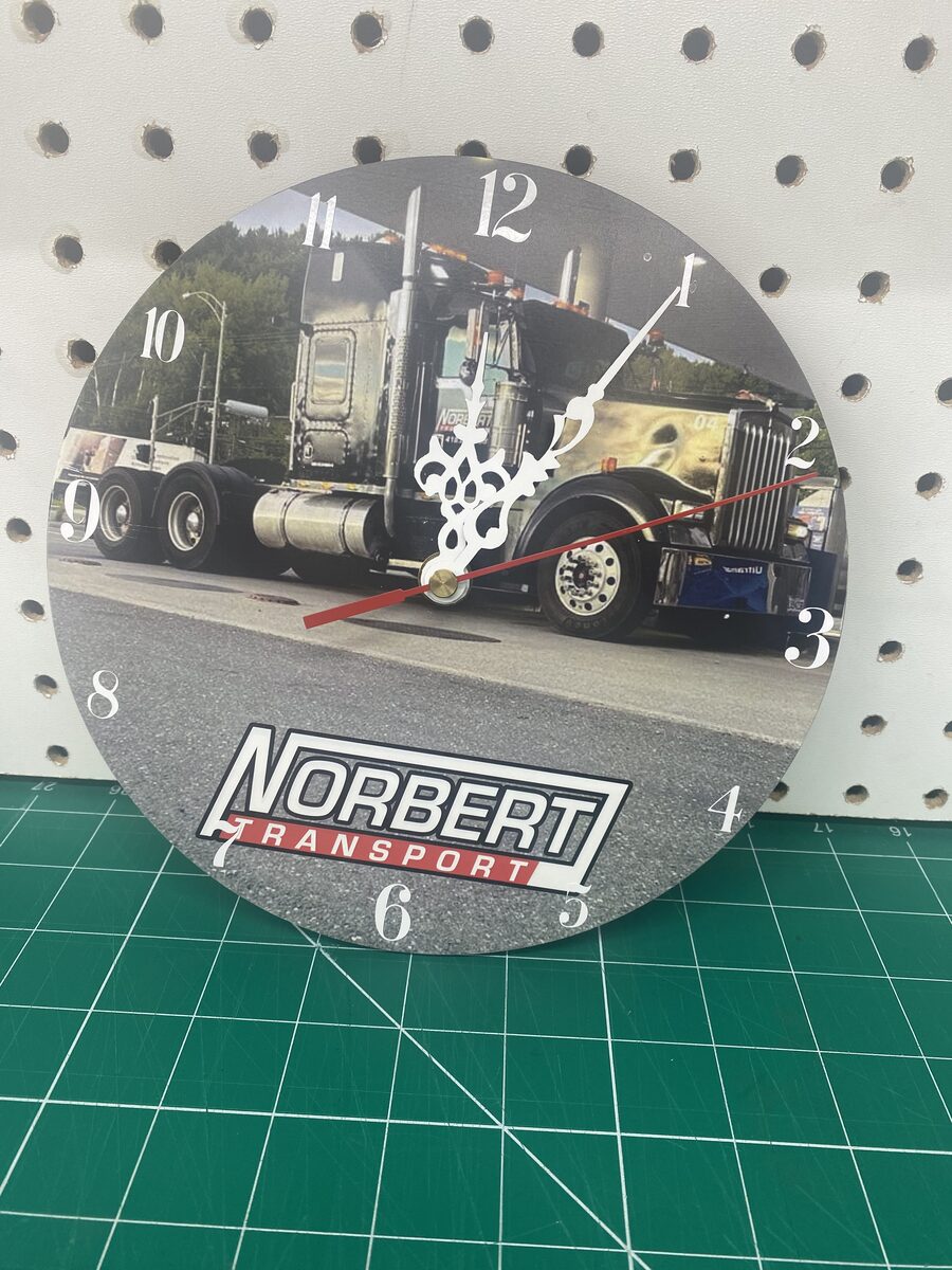 Horloge murale personnalisée
