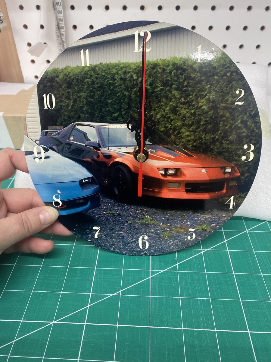 Horloge murale personnalisée