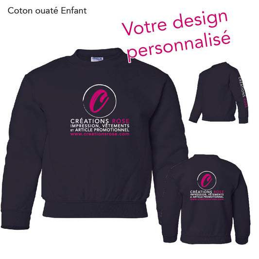 Personnalisation textile coton ouate pour enfant