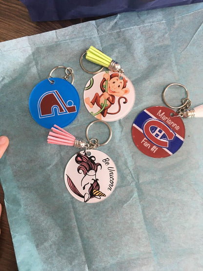 Porte-clé personnalisé - Créations Rose