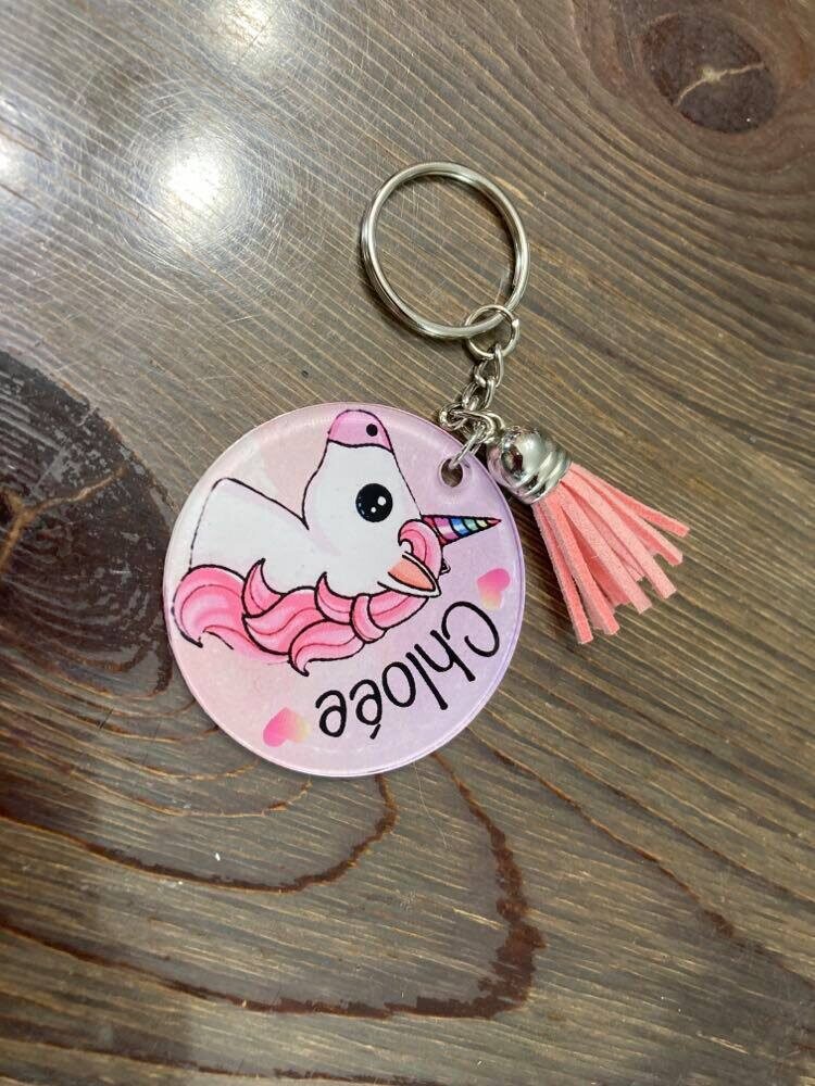 Porte-clé personnalisé - Créations Rose