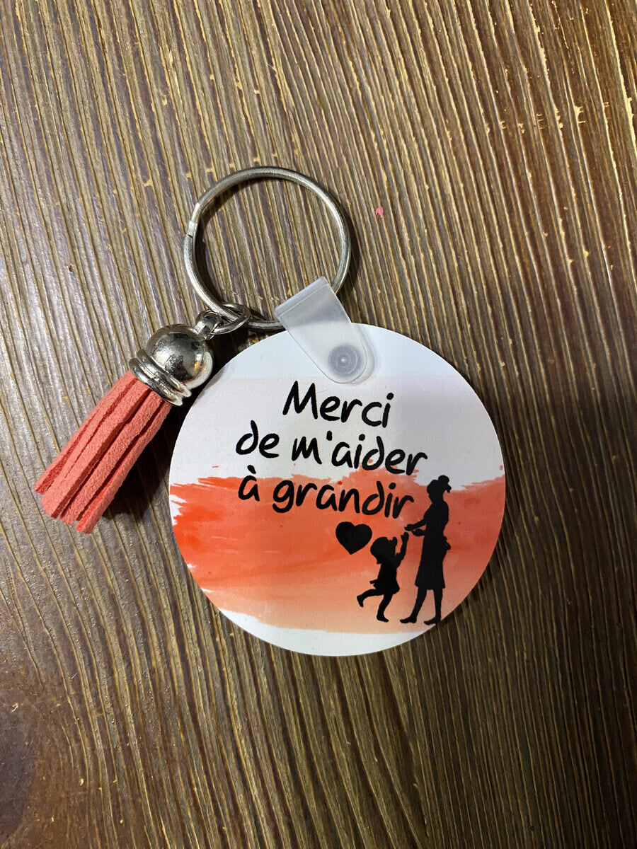 Porte-clé personnalisé - Créations Rose