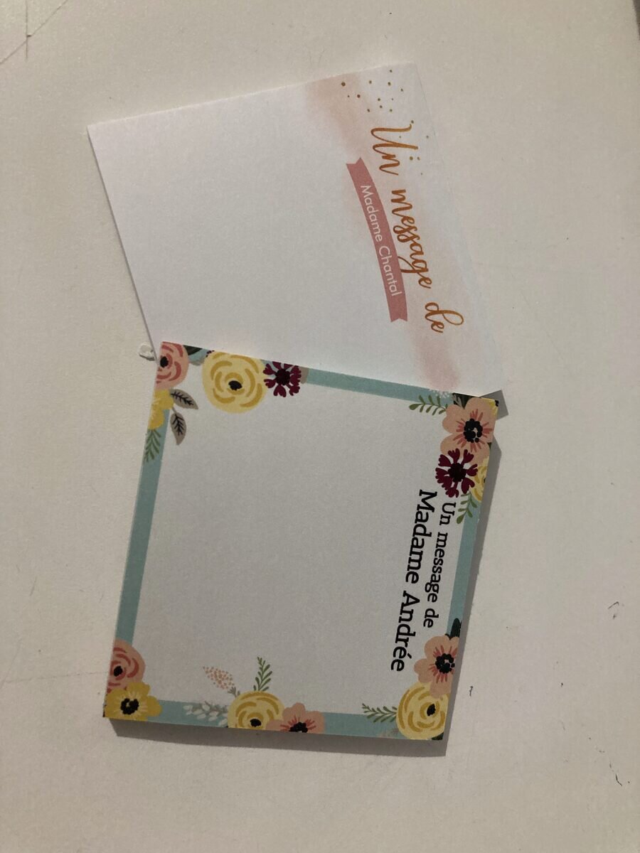Post-it personnalisé - Créations Rose