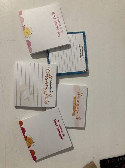 Post-it personnalisé - Créations Rose