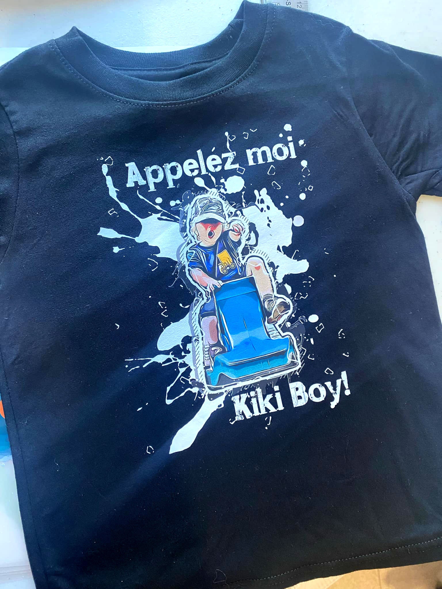 Impression de tshirt pour enfant personnalisée