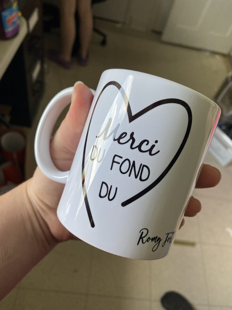 Tasse en céramique personnalisée - Créations Rose