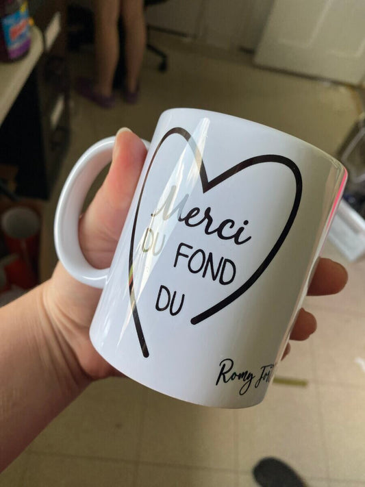 Tasse en céramique personnalisée - Créations Rose