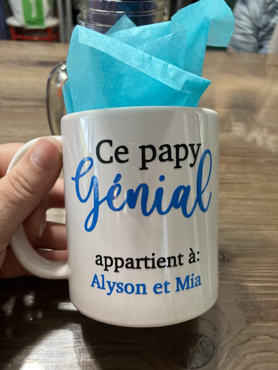 Tasse en céramique personnalisée - Créations Rose