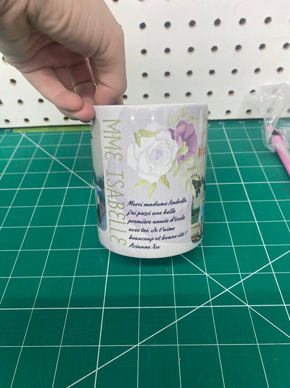 Tasse en céramique personnalisée - Créations Rose