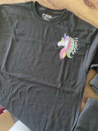 T-shirt femme personnalisé par Créations Rose – exemple 1