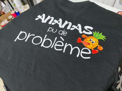 T-shirt adulte personnalisé – Créations Rose, impression et personnalisation en Beauce