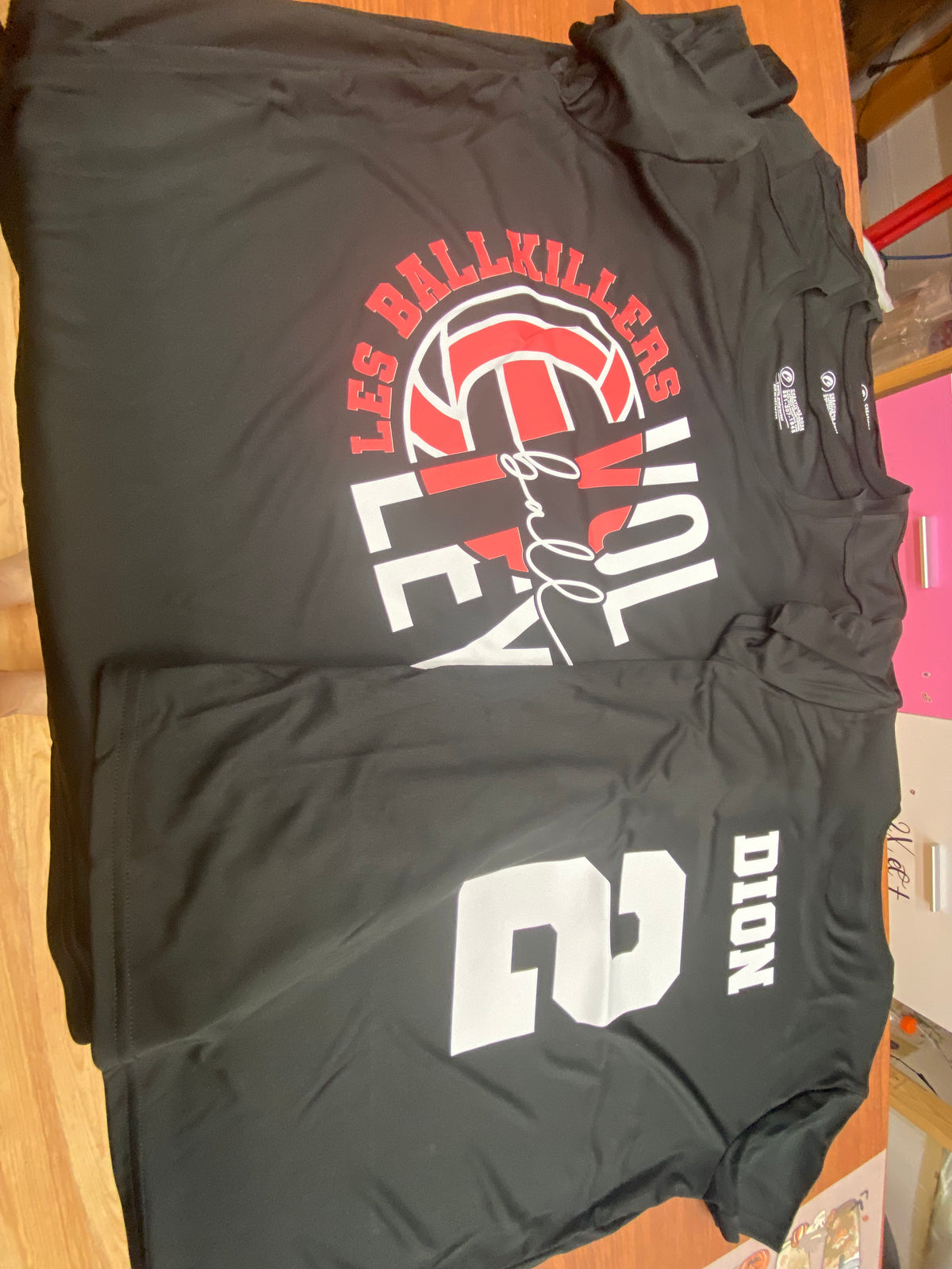 Vêtement t-shirt ballkillers volleyball dion – Créations Rose, impression et personnalisation en Beauce