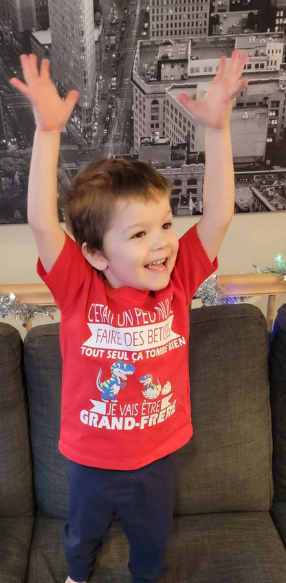 T-shirt enfant personnalisé – Créations Rose, impression et personnalisation en Beauce