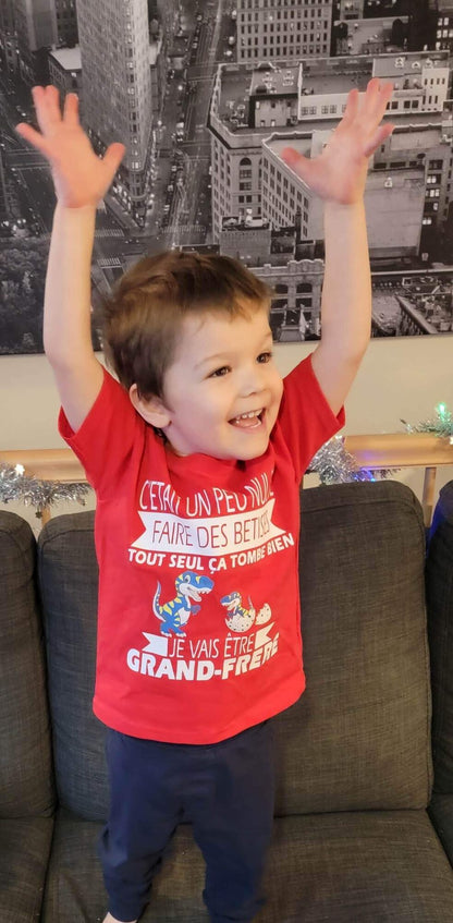 T-shirt enfant personnalisé par Créations Rose – exemple 5