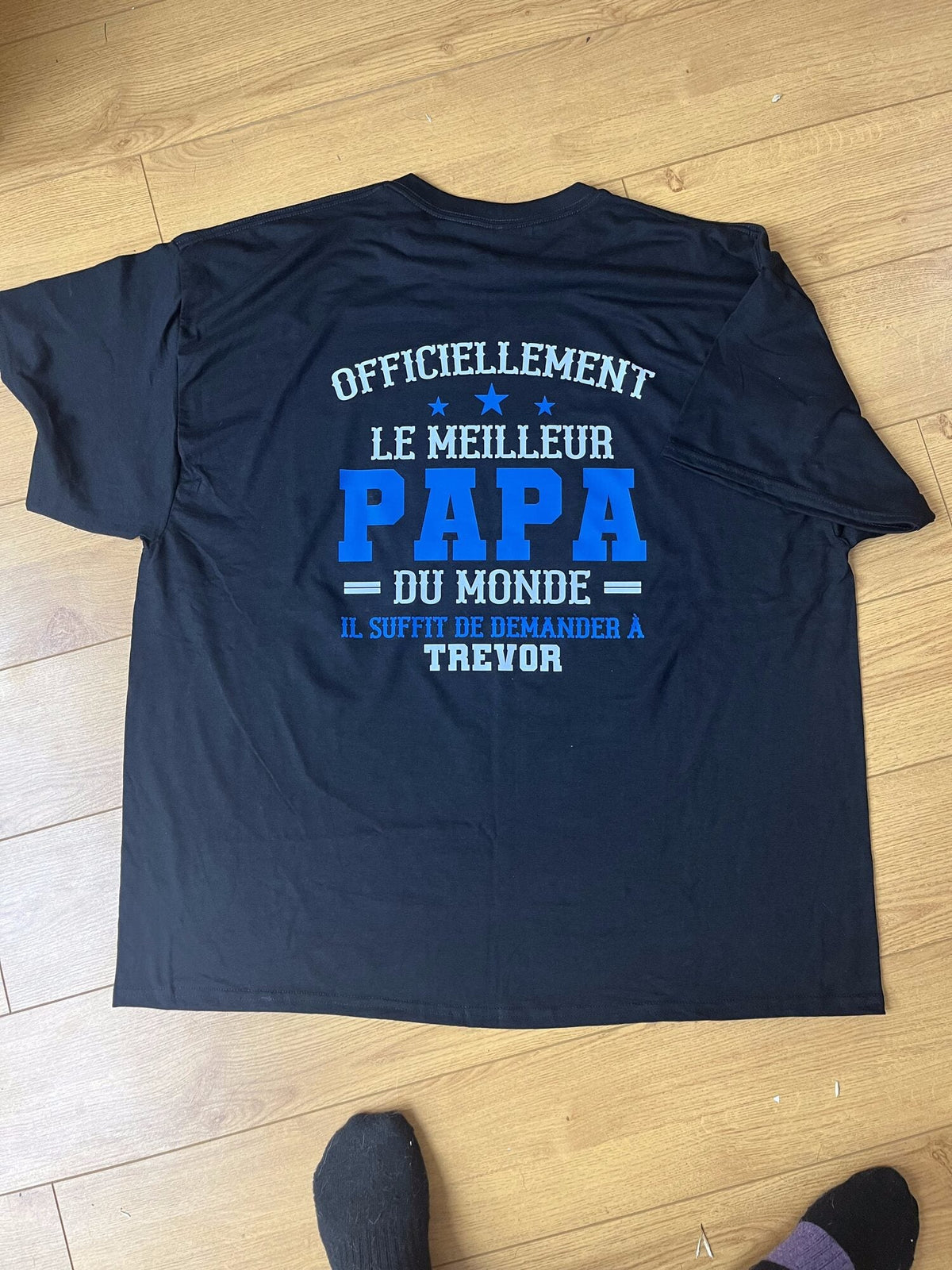 T-shirt homme personnalisé par Créations Rose – exemple 1